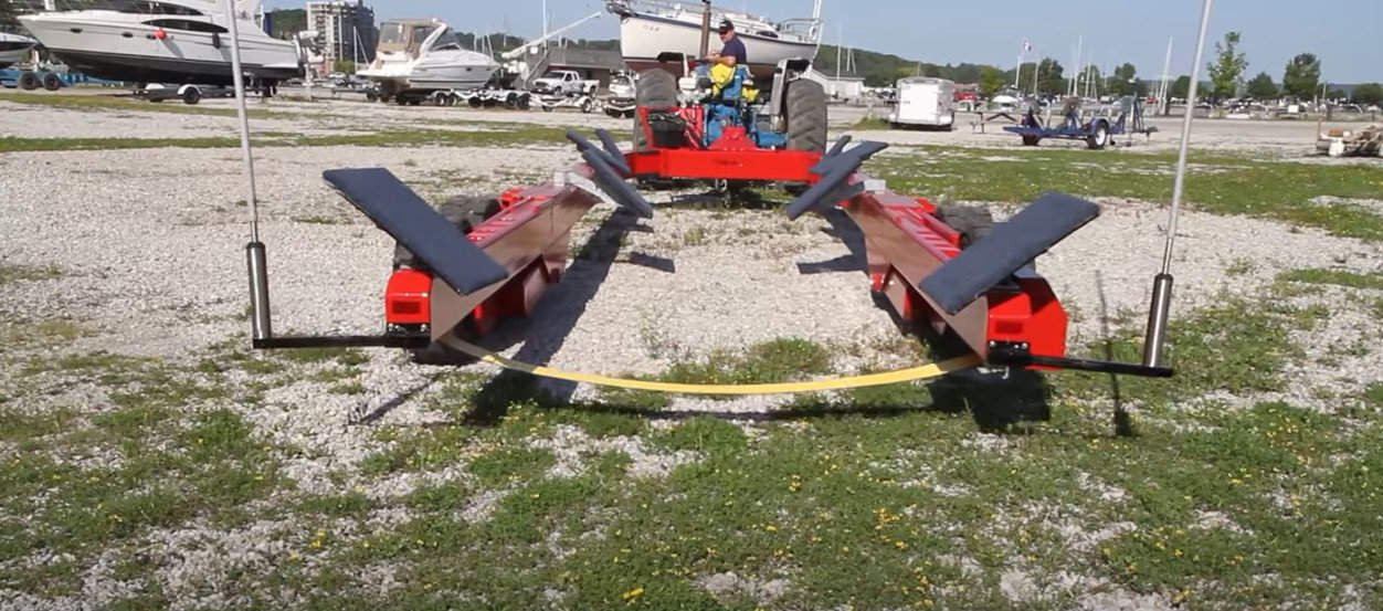 hydraulic pontoon trailer hydraulic pontoon trailer